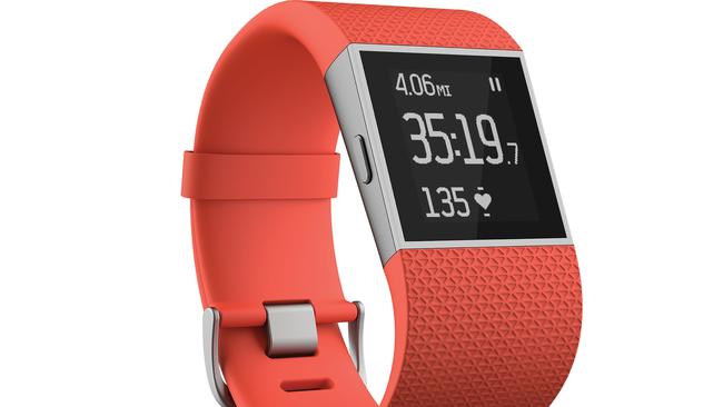 Fitness with heart ... FitBit’s Surge is the company’s first smartwatch.