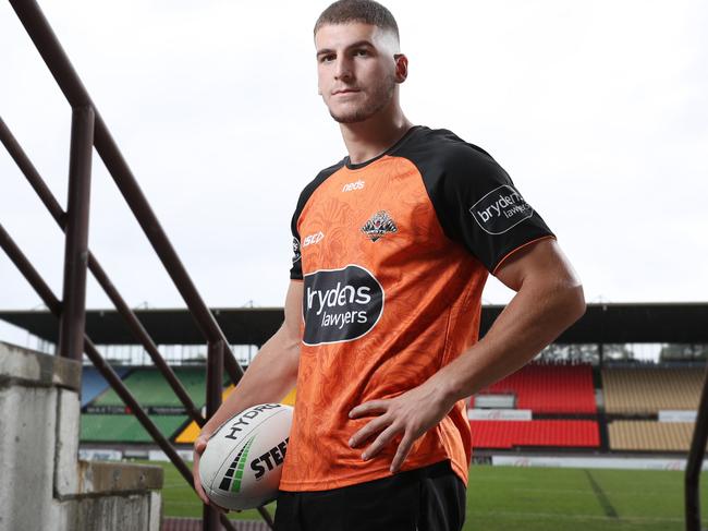 New Wests Tigers signing Adam Doueihi. Picture: Richard Dobson