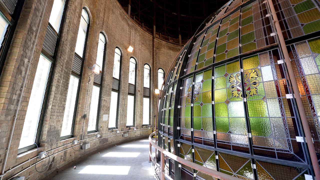 the Glass dome within the main dome of the QVB. Photo: John Appleyard