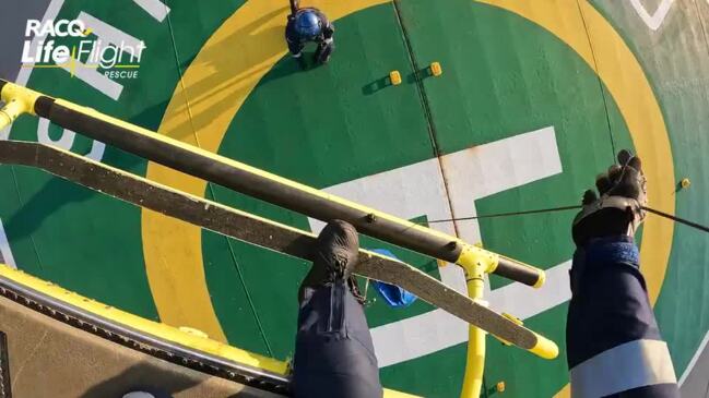 Watch: Crewperson rescued from bulk carrier