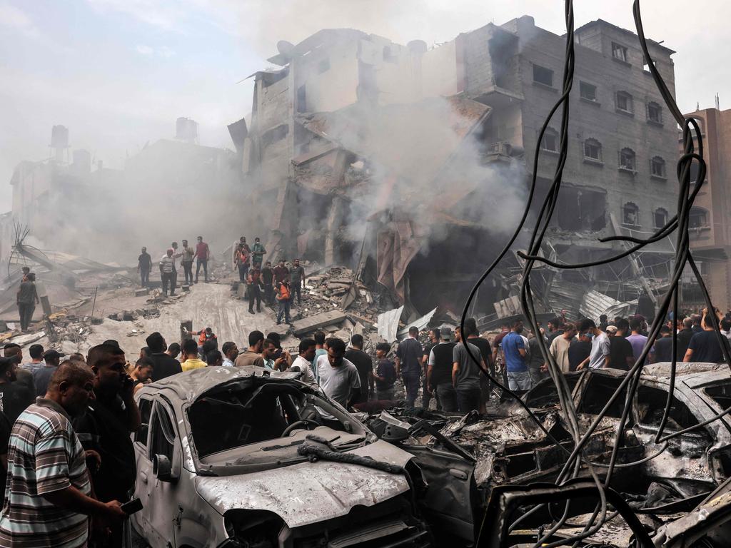 The death toll in Gaza climbed to more than 500. Picture: AFP