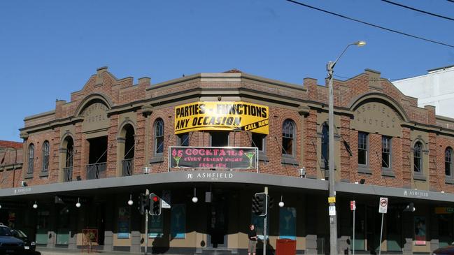 The Ashfield Hotel on Liverpool Rd was robbed by an armed man overnight. Picture: James Horan