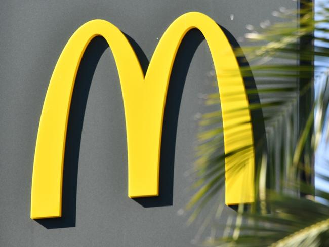 This photograph taken on September 6, 2018, shows the logo of a McDonalds restaurant in Montpellier, southern France. - From the 1970s it was accused of being the exporter of "bad food" to the land of fine dining, blamed for introducing American fast-food. And resistance to the golden arches continues: a mayor on the island of Oleron in western France has famously battled to keep the company out, and the brand is still a favorite target of anti-capitalist protesters during street demonstrations. But in a turn of events that would have had food purists choking, campaigners including local lawmakers have mobilized to save, not shut, a restaurant in one of the poorest suburbs of the southern city of Marseille. (Photo by PASCAL GUYOT / AFP)