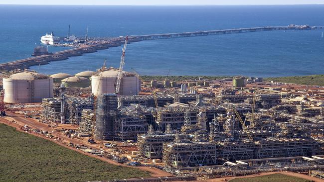 Chevron's Gorgon project on Barrow Island. Supplied: Chevron