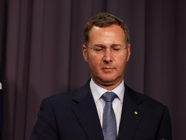 CANBERRA, AUSTRALIA NewsWire Photos FEBRUARY 25 2020: Deputy Chief Medical Officer Professor Michael Kidd during a COVID-19 update in Parliament House in Canberra.Picture: NCA NewsWire / Gary Ramage