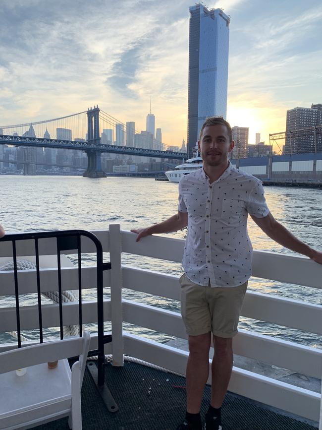 A boat cruise on the Hudson River for American Indepedence Day. Picture: Supplied