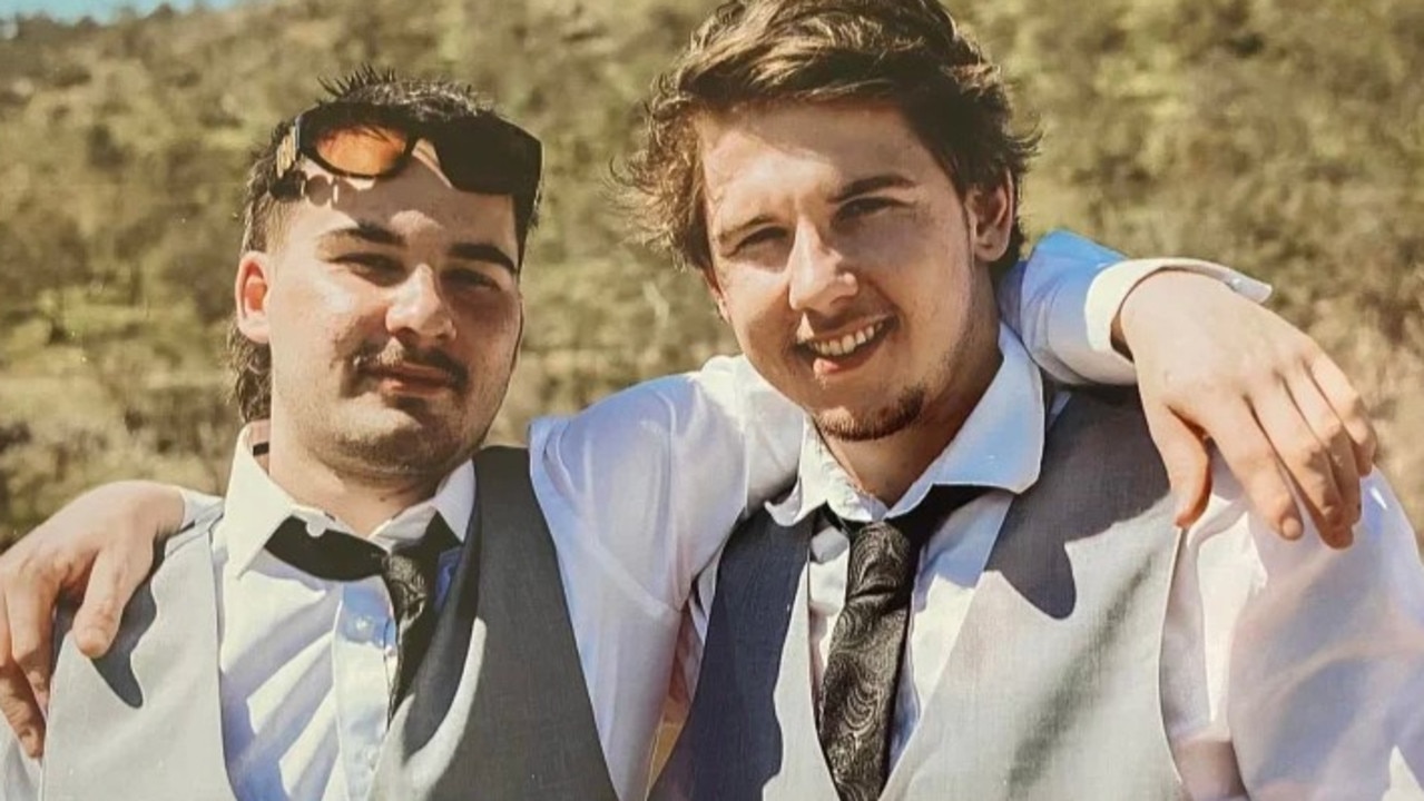 Brothers William and Kody Bell were killed in the Baldivis crash, which happened on Sixty Eight Rd on Wednesday afternoon. Picture: Supplied