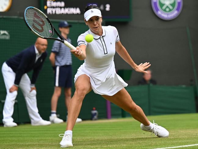 There were plenty of moments of brilliance from Tomljanovic. Picture: AFP