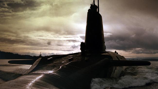 HMS Vigilant, a nuclear-powered submarine contributing to NATO's nuclear deterrent.