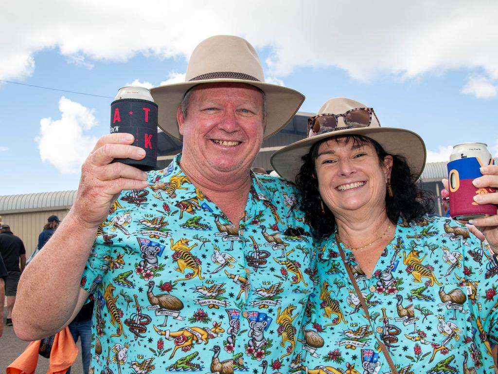 Chris and Allison Muller. Meatstock - Music, Barbecue and Camping Festival at Toowoomba Showgrounds.Saturday March 9th, 2024 Picture: Bev Lacey