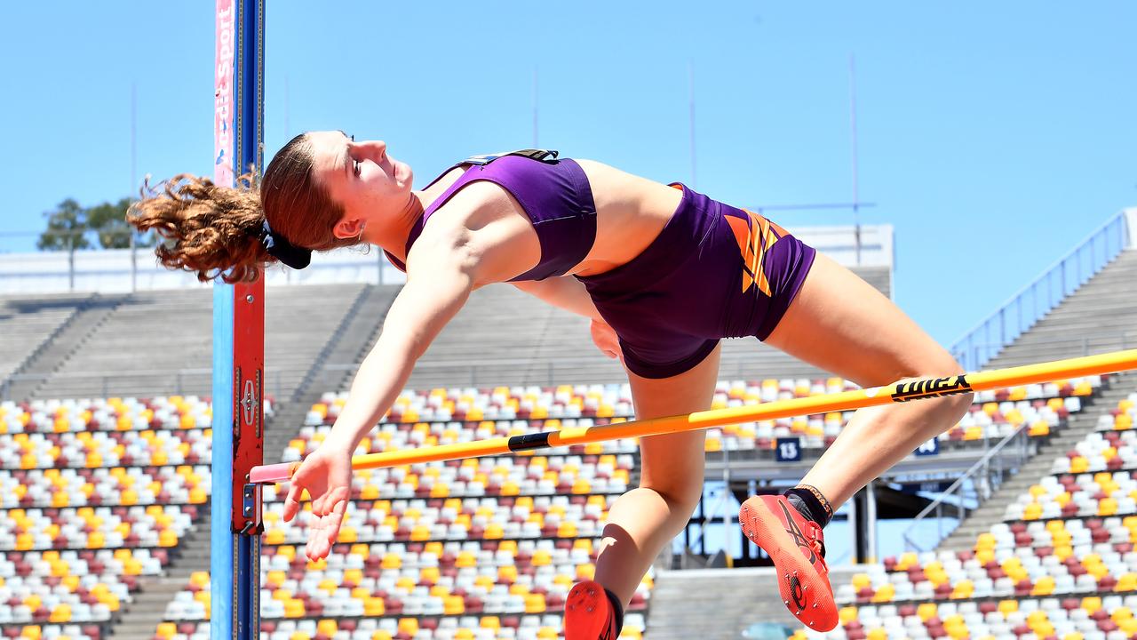Queensland Representative School Sport track and field championships in Brisbane. Saturday October 12, 2024. Picture, John Gass