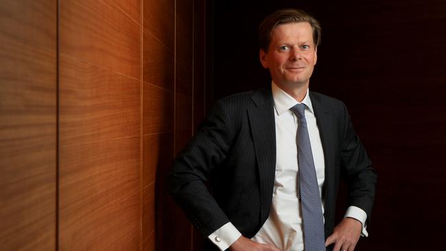 John Knox, former Credit Suisse Australia CEO, is leading Ares’ local efforts including the AMP tilt. Picture: Hollie Adams/The Australian