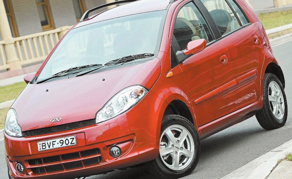 The Chery J1 light hatch will be available from an eye-catching $11,990 drive away, making it the joint cheapest car available in Australia today alongside the Proton S16 and Geely MK. Picture: Contributed