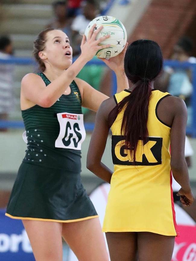 Sigird Burger in action. Picture: Netball South Africa