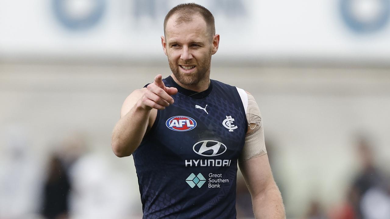 Sam Docherty will return in Carlton’s elimination final against Brisbane. (Photo by Darrian Traynor/Getty Images)