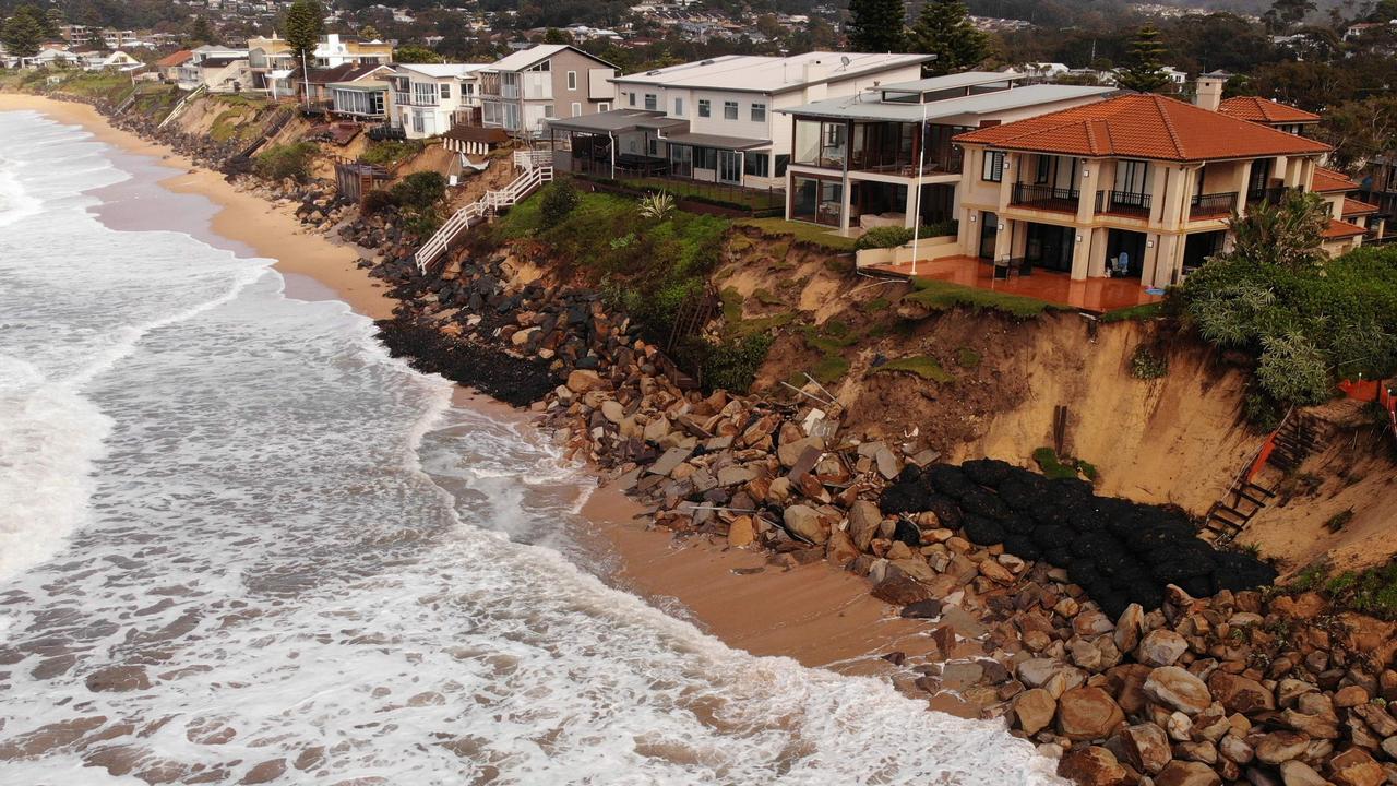 ‘Actions of the sea and typical coastal erosion is not covered by most insurance policies,’ IAG executive manager of natural perils Mark Leplastrier says. Picture: Peter Parks AFP