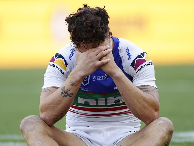 O’Brien hasn’t confirmed when Kalyn Ponga will be back. Picture: Phil Hillyard