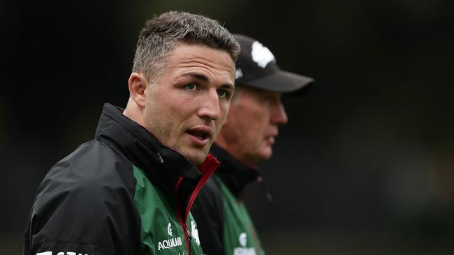 Sam Burgess has stepped down from his duties on the South Sydney coaching staff. Picture: Getty Images