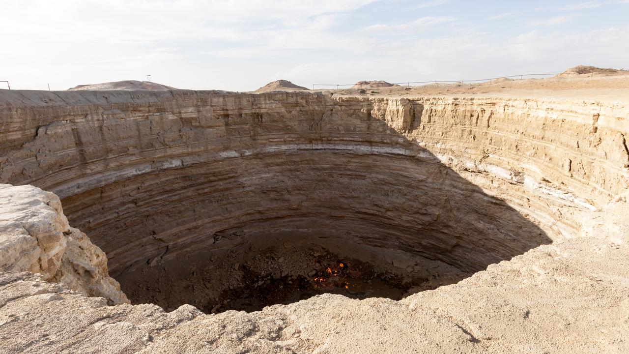 There is mystery around how the gas pit was created.