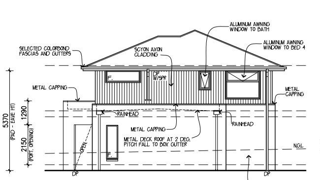 Plans for a townhouse development on the site were first approved in 2017.