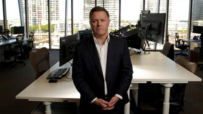 Mark Whelan, head of ANZ Bank's institutional division, says the global transition to net zero is a ‘huge’ opportunity for the bank. Picture: Stuart McEvoy / The Australian