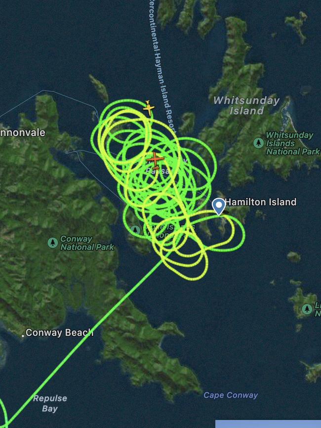 Rescue aircraft are searching for survivors. Picture: FlightRadar