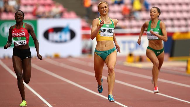 Ella Connolly at The IAAF World U20 Championships. Picture: Charlie Crowhurst/Getty Images