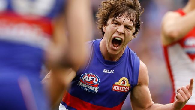 Liam Picken etched his name in Bulldogs’ folklore with an incredible finals performance in 2016. Picture: AFL Media/Getty Images