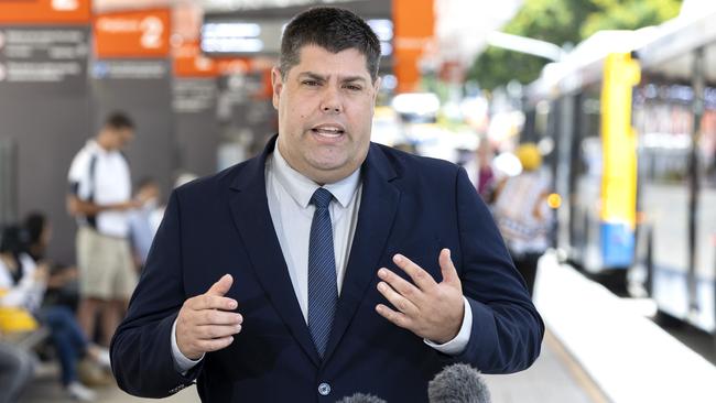 Minister for Transport and Main Roads Brent Mickelberg on Monday. Picture: Richard Walker