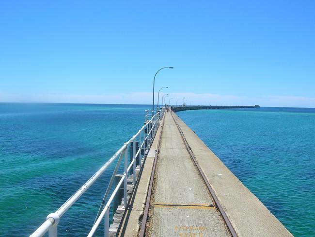 This huge jetty is world famous.