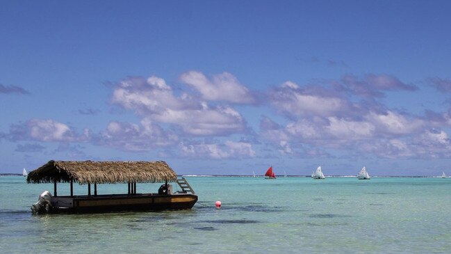 The scenery enjoyed by volunteers in the Cook Islands. Picture: Vets Beyond Borders