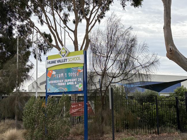 Shot were fired outside Hume Valley School in Broadmeadows Picture: Supplied,