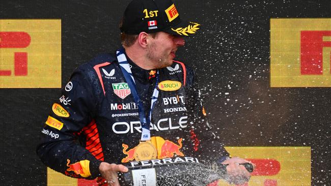 Max Verstappen continued his relentless march to a third successive world title. Picture: Getty Images