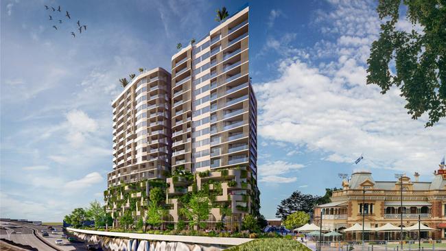 The iconic Breakfast Creek Hotel is fighting a huge new residential development by architecture firm Jackson Teece. Source: Brisbane City Council.