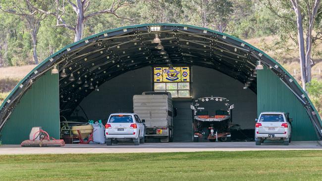 The Richardsons spent $14 million upgrading the Wirraway property including two aircraft hangers.