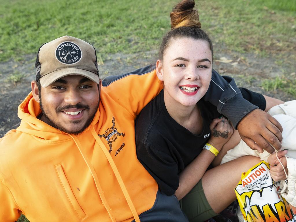 Joseph Formosa and Jillian Sneddon at the Toowoomba Royal Show, Friday, March 31, 2023. Picture: Kevin Farmer