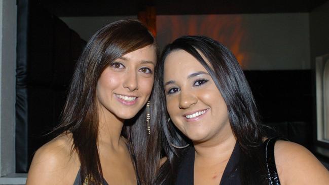Christina Papathanasopoulos of Seaton and Kathy Skaventzos of North Plympton at Angelos Anemouri’s 21s birthday party at Sugar nightclub.