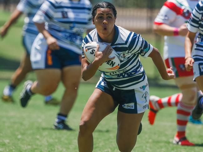 La-toniya Norris-Addo has been unstoppable when on the offensive for her Sistaz outfit in 2020. Picture: GLENN CAMPBELL