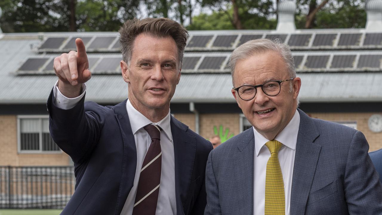 Prime Minister Anthony Albanese said NSW Premier Chris Minns showed ‘courage’ in his attempt to redevelop Rosehill racecourse. Picture: NewsWire / Monique Harmer