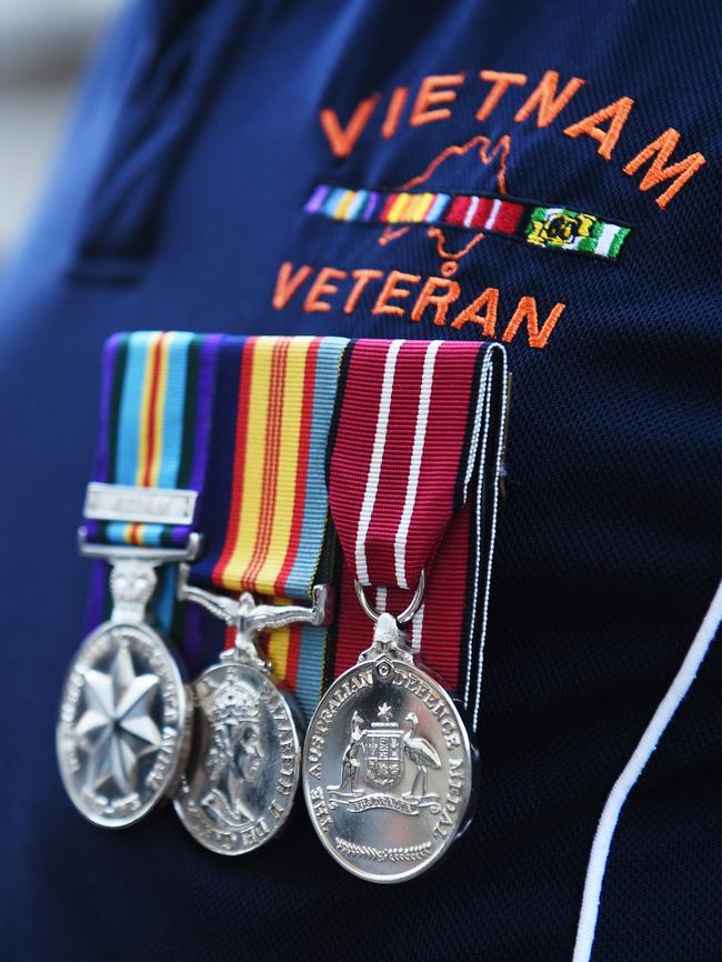 Bob Shewring's service medals. PICTURE: Helen Orr