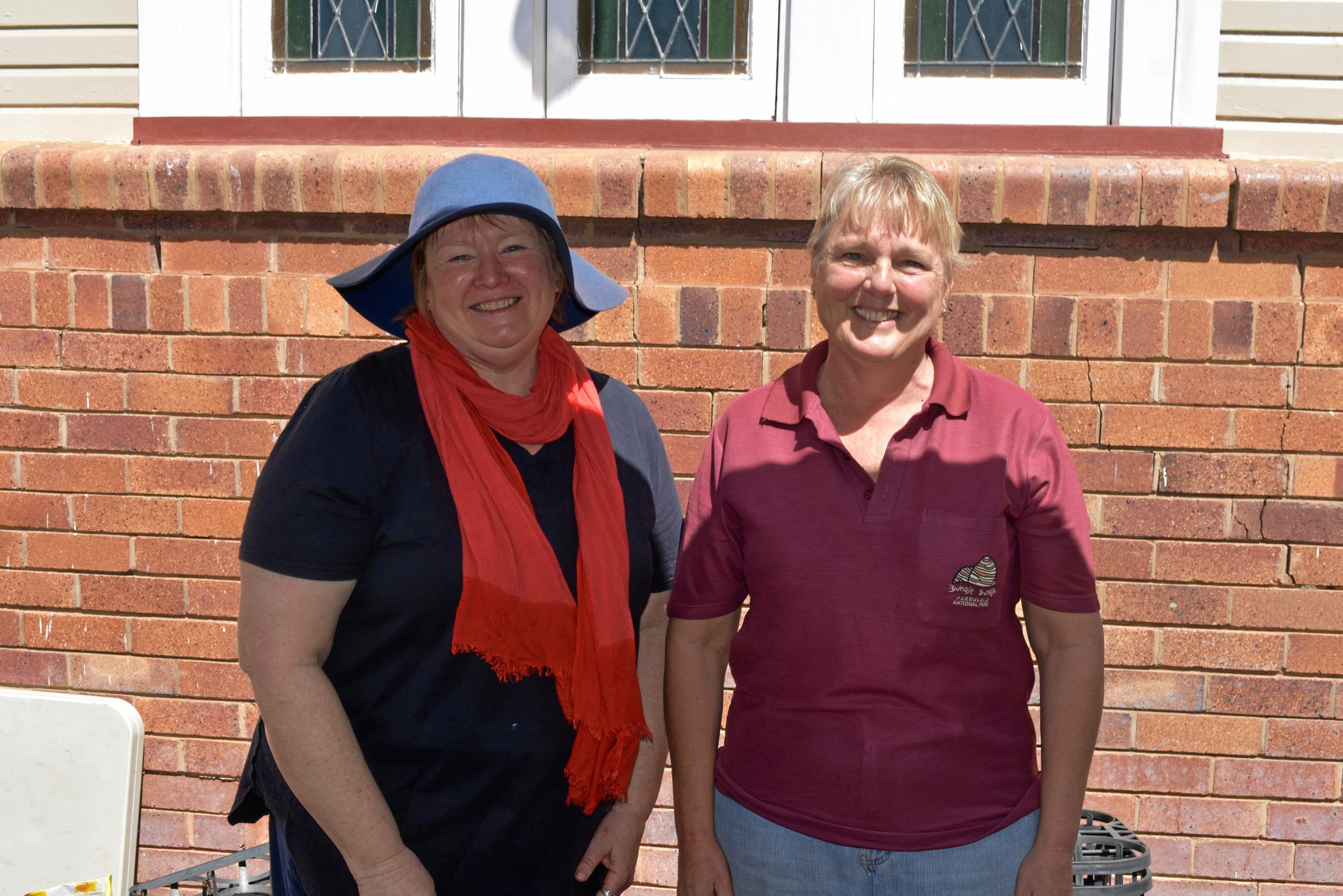 Noeleen Johnston and Elesia Grieve. Picture: Shannon Hardy