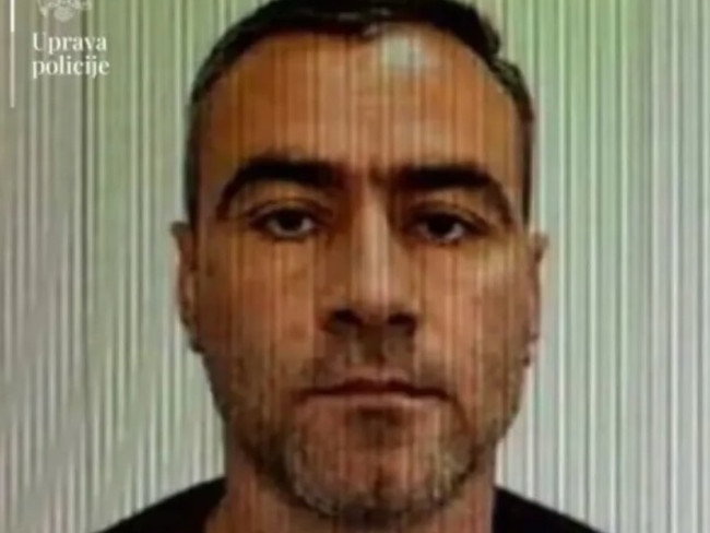 Police said the suspect is 45-year-old Aco Martinovic. Picture: Police of Montenegro