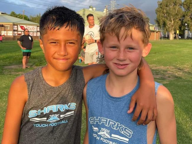 Marley Waiwai (left) of the Taren Point Sharks. Picture: Contributed