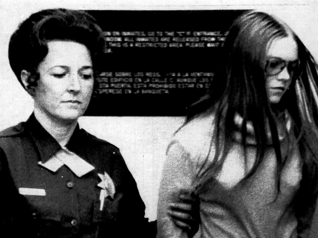 Brenda Spencer being led from court in 1979.