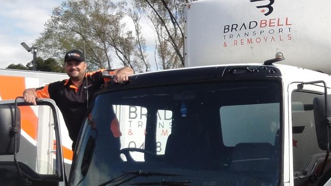 Breaking News Breaking News Brad Bell of Brad Bell Transport. Picture: Supplied