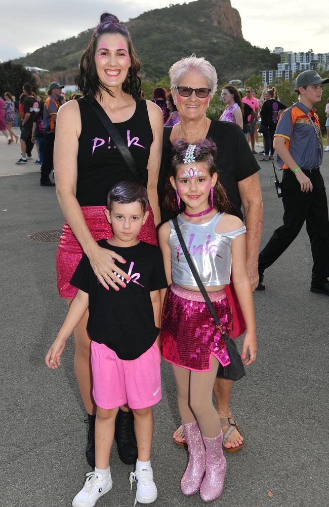 Socials at Pink convert at Townsville's Quensland Country Bank Stadium. Picture: Evan Morgan