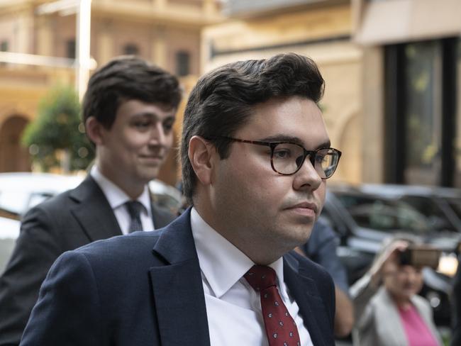 SYDNEY, AUSTRALIA , NewsWire Photos. MARCH 16TH 2023 Bruce Lehrmann walks out of the supreme court in Sydney . Picture: NCA NewsWire/ Flavio Brancaleone