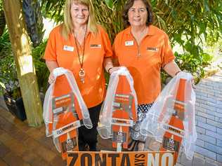 CAMPAIGN: Robyn Liddell and Allison Kelly from Zonta Club of Gladstone, who will run a local campaign for the 16 Days of Activism against gender-based violence. Picture: Matt Taylor GLA231118ZONTA