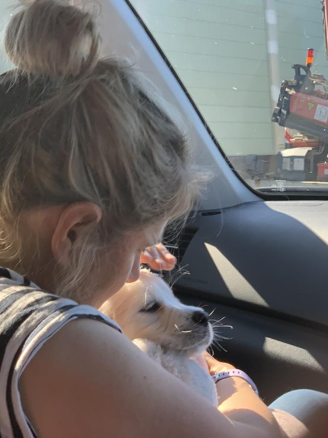 She cried the entire one-hour car trip home.