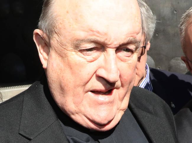 Adelaide Archbishop Philip Wilson was sentenced to 6 months home detention today at Newcastle local court after concealing sex abuse by a priest decades ago in NSW. Picture: Adam Taylor